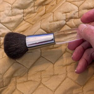 Trish McEvoy Makeup Brush with Silver and Brown
